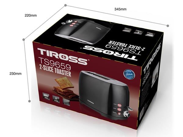 Máy nướng bánh mì sandwich TS9659 7 cấp độ làm nóng, 2 ngăn đa năng