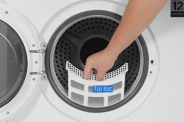 Máy sấy quần áo thông hơi Casper TD-72VWD 7.2 kg Chống nhăn tiết kiệm điện
