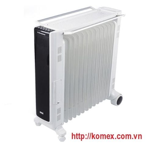 Lò sưởi dầu Điều khiển từ xa Tiross 11 thanh TS9213, 2500W, 25m2