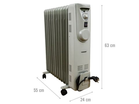 Máy sưởi dầu 11 thanh TIROSS TS924, công suất 2200W, 20M2