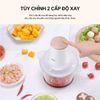Máy xay thịt Aqua 1.8L AQS-GGS201R-(W)-VN, cối thủy tinh, lưỡi dao inox kép sắc bén