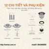 Máy xay thịt làm giò chả đa năng gia đình MORICO MM5001