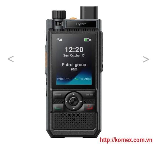 Máy bộ đàm 4G + WiFi không giới hạn khoảng cách HYTERA HYT-P50