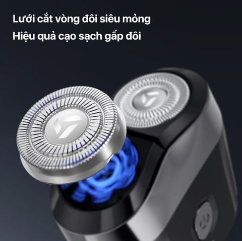 Máy cạo râu Mini Enchen Mini 6, Mini 6S, cổng sạc type C, chống nhước IPX7