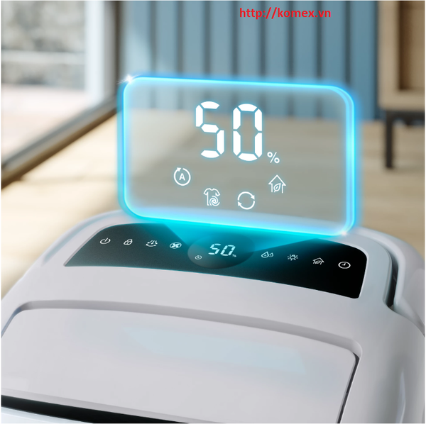Máy hút ẩm và lọc không khí 2 trong 1 PHILIPS DE5305/11, công suất hút ẩm 26.5 lít,