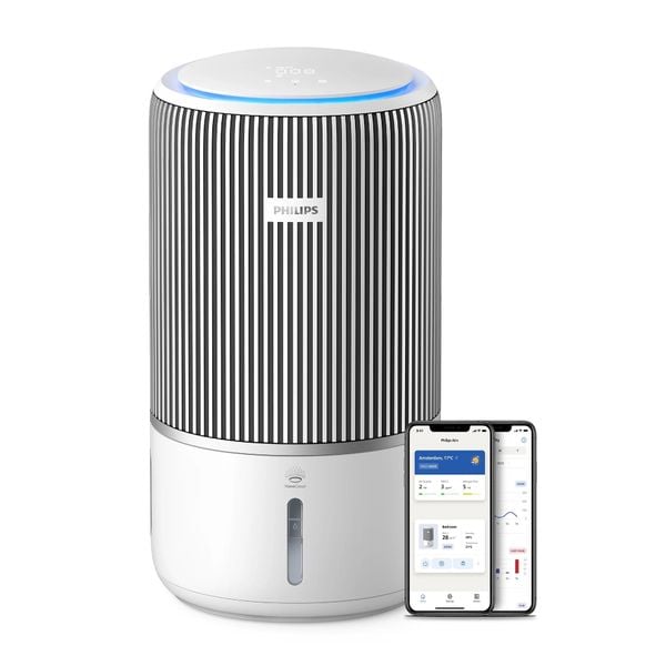 Máy lọc không khí và tạo ẩm cao cấp Philips AC3420/10, diện tích 109m2
