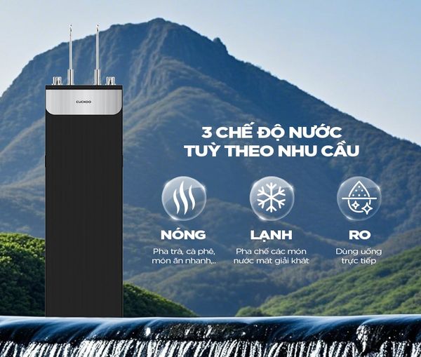 Máy lọc nước nóng lạnh RO Cuckoo CP-ARPV1201S/BKCRVNCV, Hàn Quốc, 12 lõi