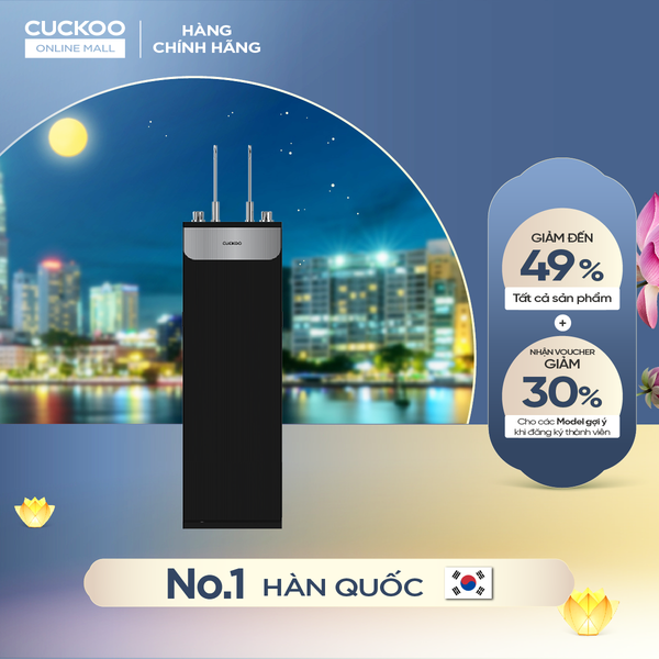 Máy lọc nước nóng lạnh RO Cuckoo CP-ARPV1201S/BKCRVNCV, Hàn Quốc, 12 lõi