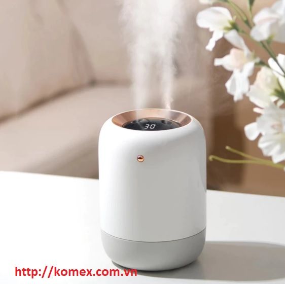 Máy phun sương tạo ẩm sạc Pin Tiross TS8432, tích hợp đèn UV diệt khuẩn