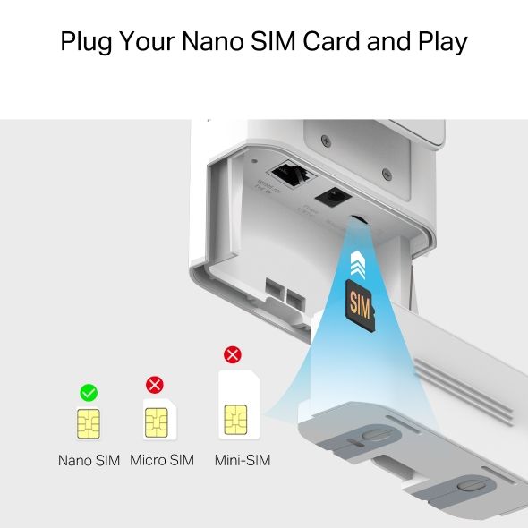 Router Wi-Fi 4G LTE Mercusys MB118-4G Chuẩn N 300Mbps Indoor/Outdoor Cắm SIM Dùng Ngay