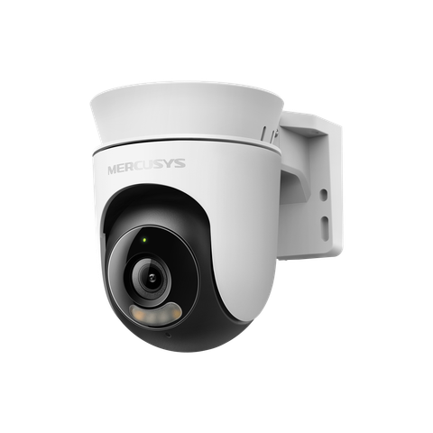 Camera An Ninh Wi-Fi Ngoài Trời Quay Quét 360° Mercusys MC510 – 2K 3MP, Theo Dõi Thông Minh, Ban Đêm Có Màu, IP65