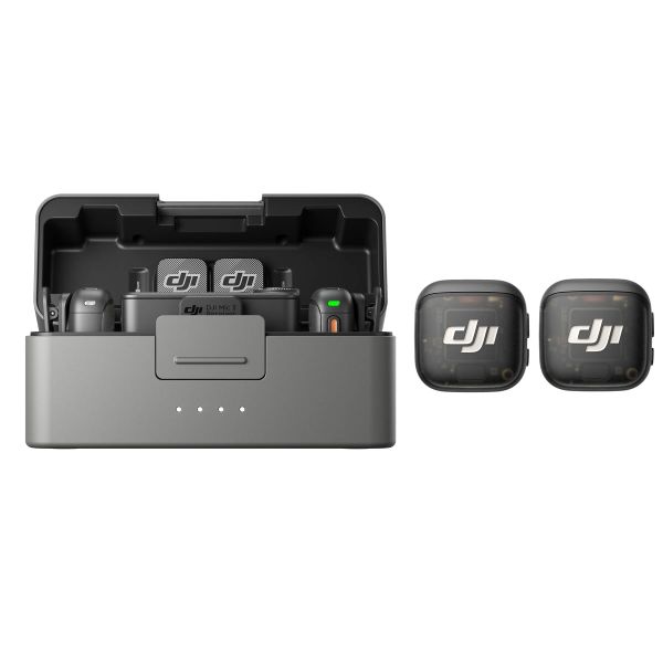 Micro Không Dây DJI Mic 3 (2TX + 1RX + Charging Case) 2mic Chính Hãng – Thu Âm 32-bit Float, Phạm Vi 400m