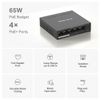 Switch PoE+ Gigabit 5 Cổng Mercusys MS105GP (4 Cổng PoE+, 65W, Extend 250m), Truyền trên cùng một dây Ethernet