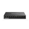 Switch PoE Mercusys MS110P 10/100Mbps 8 Cổng PoE+ 65W Vỏ Kim Loại, Truyền dữ liệu và cấp nguồn trên một cáp