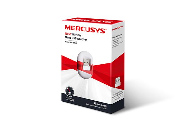 USB Adapter Wi-Fi Mercusys MW150US Nano 150Mbps, phù hợp với các tác vụ Internet cơ bản