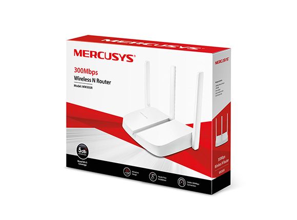 Bộ Phát Sóng Router WiFi 300Mbps Mercusys MW305R, Tăng cường độ nhạy và khả năng thu phát sóng