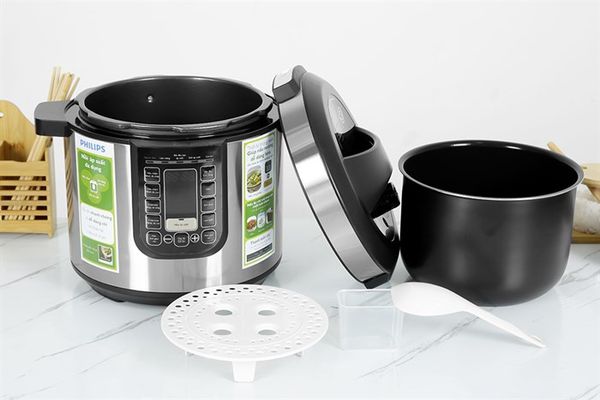 Nồi áp suất điện tử đa năng Philips HD2237/66, dung tích 6 lít, 1415w