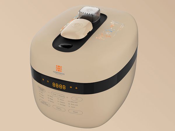 Nồi áp suất điện tử Hawonkoo PCH-500, Hàn Quốc, dung tích 5 lít, điều khiển cảm ứng, màn hình LED