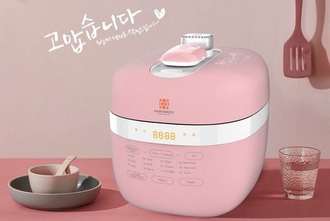Nồi áp suất điện tử Hawonkoo PCH-500, Hàn Quốc, dung tích 5 lít, điều khiển cảm ứng, màn hình LED