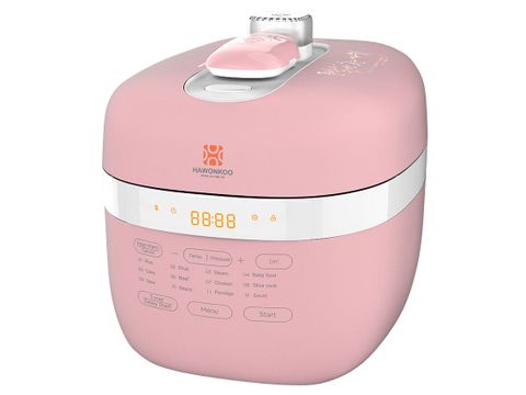 Nồi áp suất điện tử Hawonkoo PCH-500, Hàn Quốc, dung tích 5 lít, điều khiển cảm ứng, màn hình LED