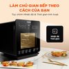Nồi chiên không dầu hơi nước Morico MA801, dung tích 16 lít, 53 chế độ nấu