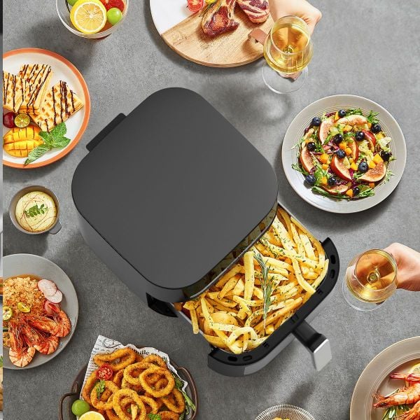 Nồi chiên không dầu điện tử Gaabor AF-80T01A, Dung tích	6.2 Lít