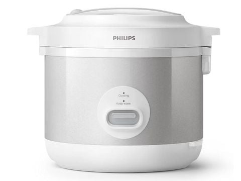 Nồi cơm điện Philips HD3008/30 1.8 lít, Lòng nồi hợp kim nhôm phủ lớp chống dính an toàn