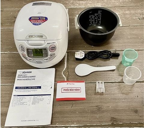 Nồi cơm điện tử Zojirushi NS-ZAQ10-WZ, 1 lít, Nhật Bản