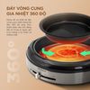 Nồi lẩu nướng hấp 3 trong 1 Morico MH801, 1.4L Chính Hãng, Giá Rẻ