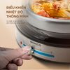 Nồi lẩu nướng hấp 3 trong 1 Morico MH801, 1.4L Chính Hãng, Giá Rẻ