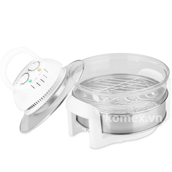 Lò nướng thủy tinh Halogen Tiross TS967, Dung tích 12L