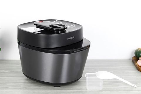 Nồi áp suất điện tử đa năng Philips HD2151/66, khóa an toàn, dung tích 5 lít