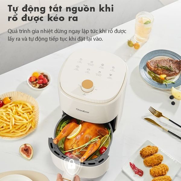 Nồi Chiên Không Dầu Gaabor AF-35M01A, dung tích 3.5L