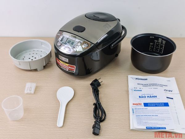 Nồi cơm điện nấu Gạo lứt nảy mầm Gaba Zojirushi NL-GAQ10V-BM, 1 lít