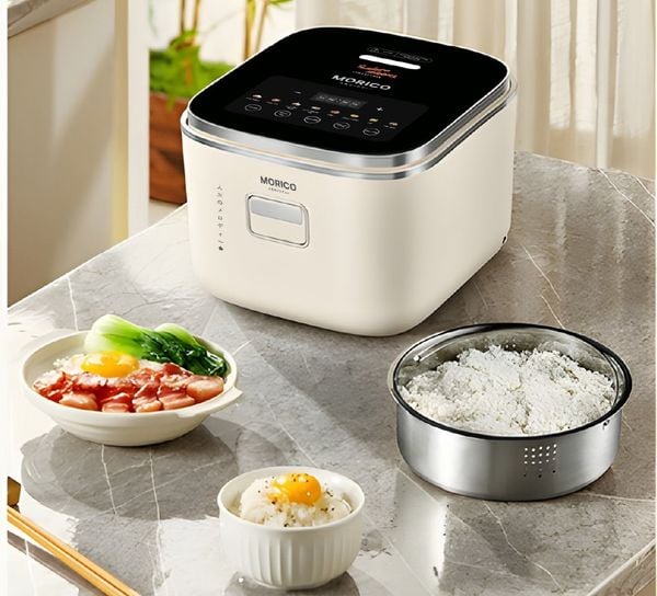 Nồi cơm giảm đường cho người bị tiểu đường MORICO MR600, Dung tích 1.2 lít