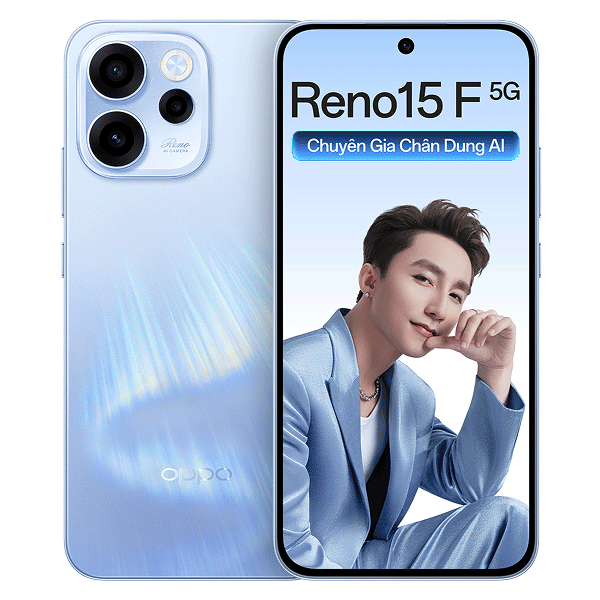 OPPO Reno 15F 8GB/256GB – Smartphone Bền Bỉ, Pin Trâu, Dùng Lâu Dài