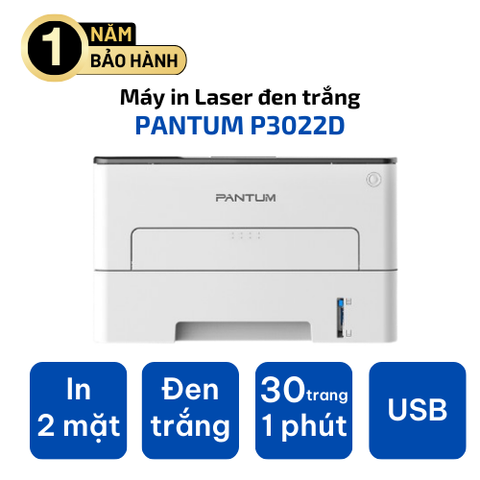 Máy In Laser Pantum P3022D In 2 Mặt Tự Động – Máy In Văn Phòng Bền Bỉ