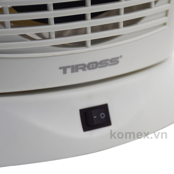 Quạt sưởi mini Tiross hai chiều TS944 Công Suất 2000W Làm Nóng Tức Thì Nhỏ Gọn An Toàn