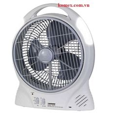 Quạt sạc điện Tiross TS9172– Quạt tích điện đa năng, vận hành êm ái, tích hợp đèn LED tiện lợi