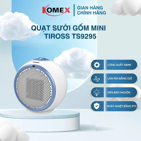 Quạt sưởi mini TS9295, Công nghệ làm nóng gốm PTC