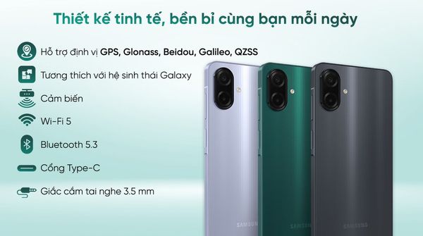 Điện thoại di động Samsung Galaxy A07 6GB-128GB (SM-A075F/DS), 2 Sim Nano