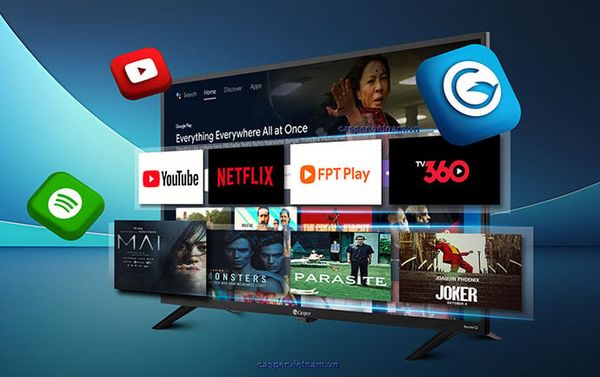 Smart Tivi 43 inch Full HD chính hãng giá rẻ Casper E43FAC110 Android