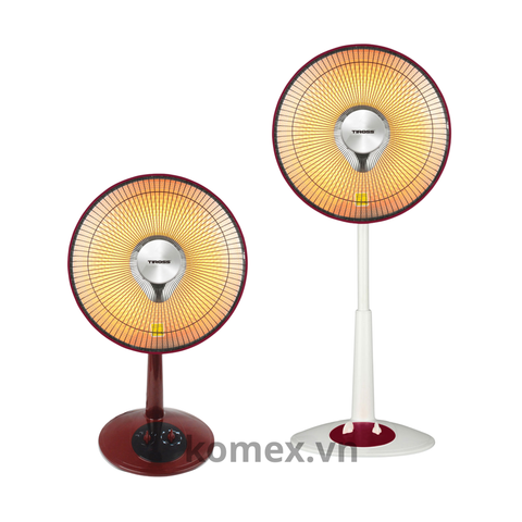 Quạt sưởi halogen Tiross TS929 Công suất 1000W, Sưởi Ấm Tức Thì, Hẹn Giờ, An Toàn Cho Gia Đình