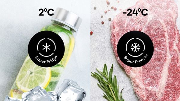 Tủ lạnh nhiều cửa Casper ProFresh 430L RM-D430GBS mặt kính, Inverter tiết kiệm điện