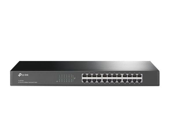 Switch TP-Link TL-SF1024 24 Cổng 10/100Mbps – Switch Fast Ethernet Gắn Rack Tối ưu điện năng, Vỏ Kim Loại