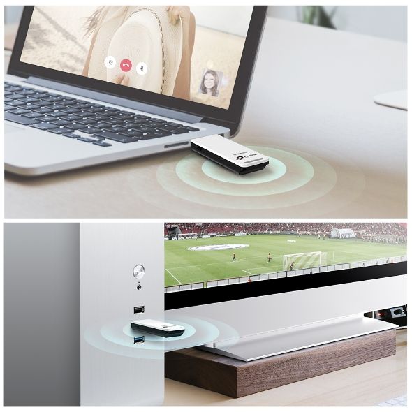 USB Adapter Wi-Fi 300Mbps TP-Link TL-WN821N Chuẩn N,cắm trực tiếp qua cổng USB 2.0