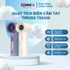Quạt Tích Điện Cầm Tay Tiross TS3426 5W, Pin 2000mAh, 100 Cấp Độ Gió Phù Hợp Nhiều Nhu Cầu Khác Nhau