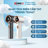 Quạt Sạc Tích Điện Cầm Tay USB Tiross TS3427 5W, 100 Cấp Gió Pin 4000mAh Dùng Lên Đến 10 Giờ