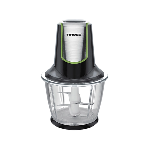 Máy xay thịt Tiross TS5249 300W cối thủy tinh 1.2L lưỡi dao inox chữ S kép không gỉ sắc bén