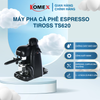 Máy Pha Cafe Tiross TS620 800W Pha Espresso Cappuccino Chuẩn Italy, màng lọc lưới inox cao cấp